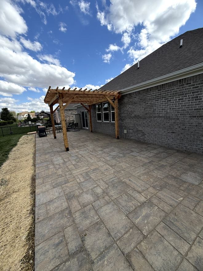 Paver patio